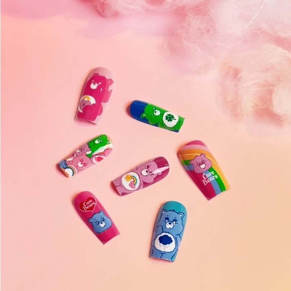 NWT - Care Bears 40th Anniversary Nail Set - Colorful Designs - 4 Boxes - Picture 5 of 7